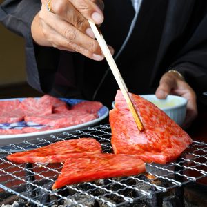 豚捨若柳あみ焼き(焼肉)