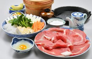 松阪牛のルーツ伊勢肉すき焼き 豚捨