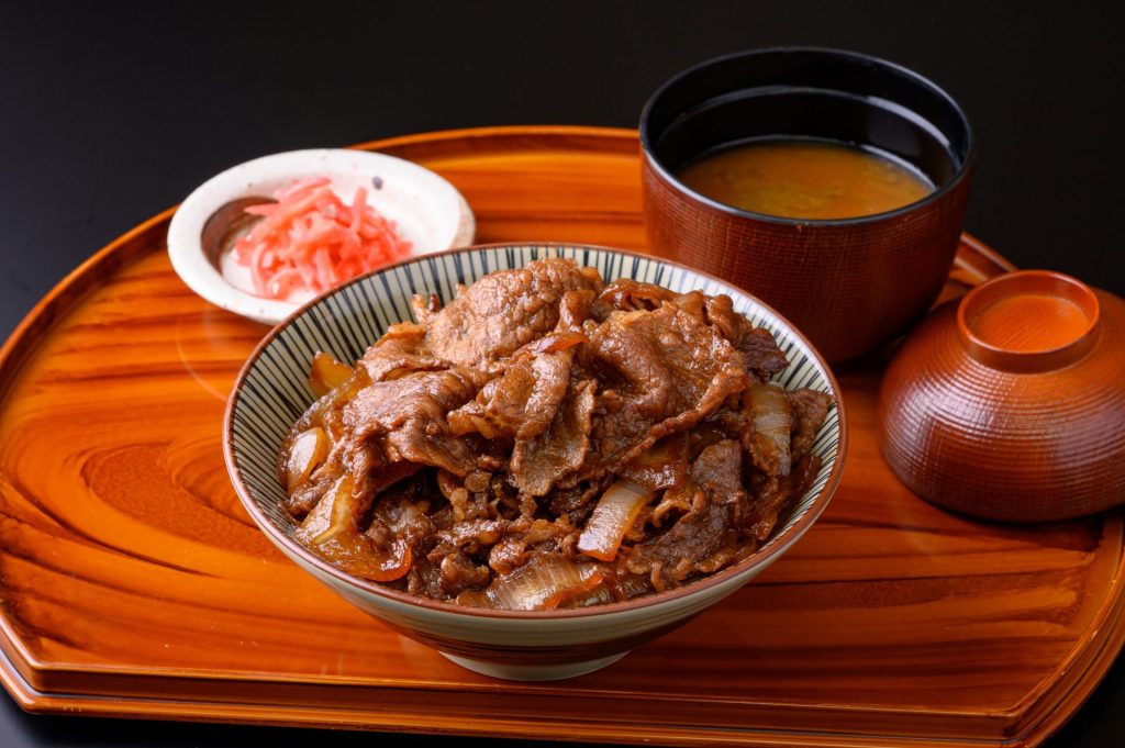 豚捨特製 【牛丼 上】