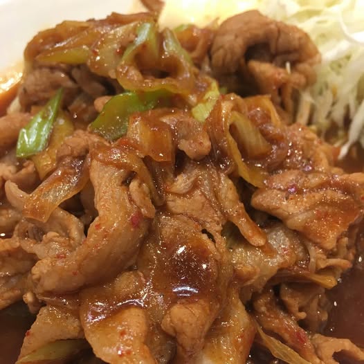 今日もあります、豚キムチ😋