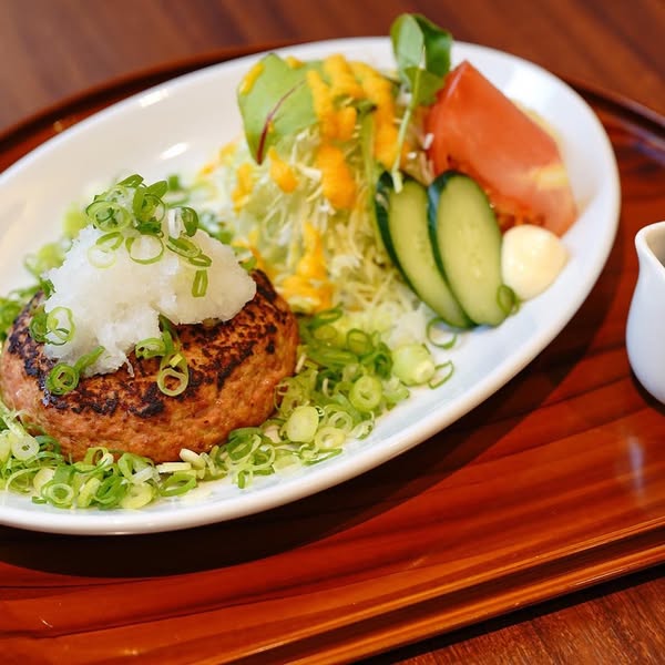 おろしポークハンバーグ定食